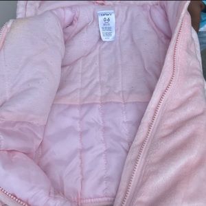 Pink footless peacoat